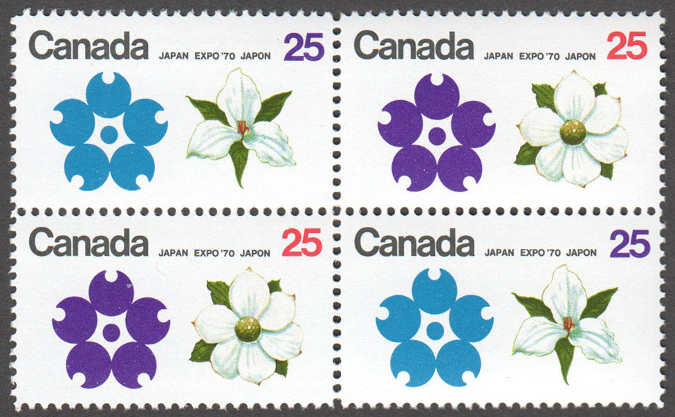 Canada Scott 511+509 MNH Block - Click Image to Close